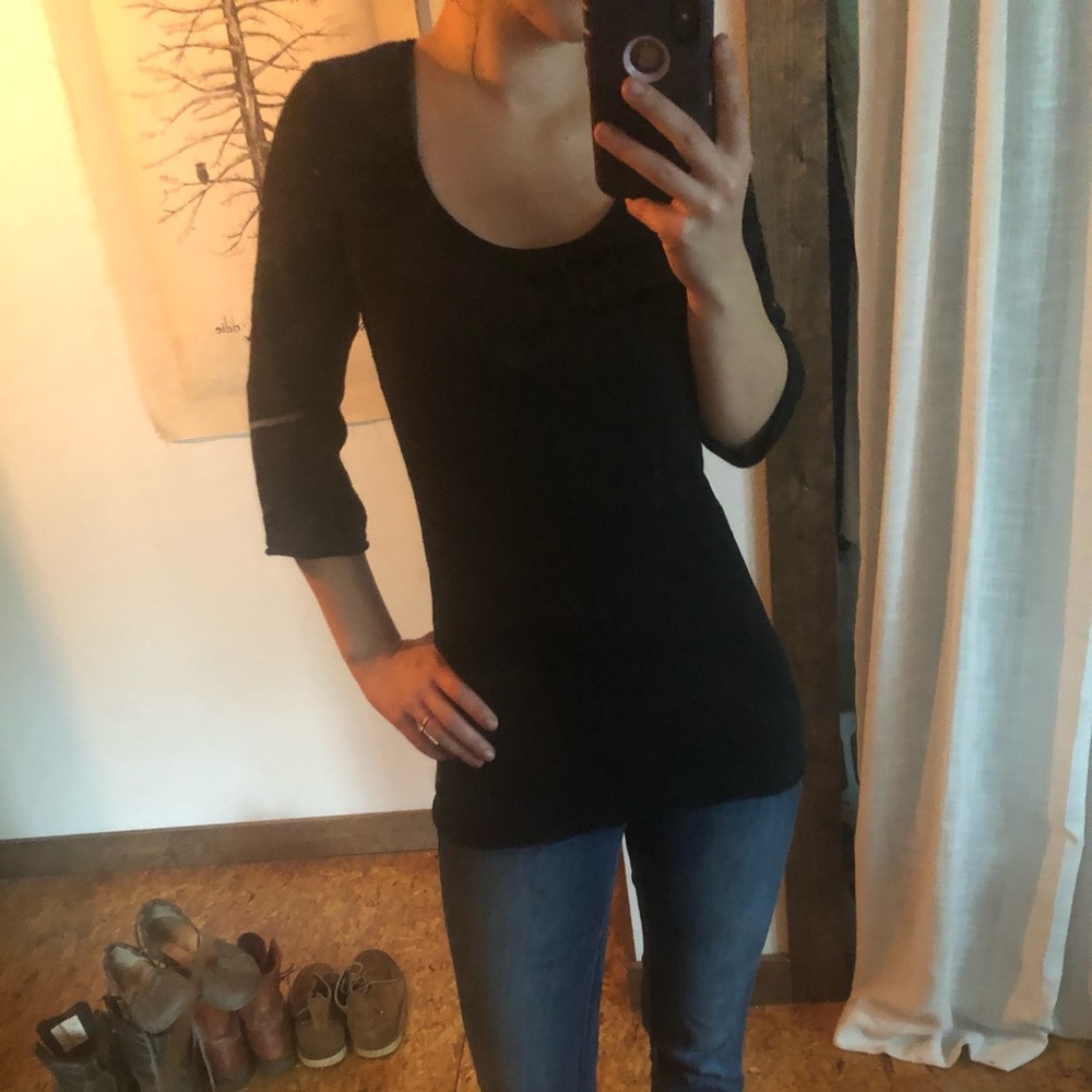 Black Knit Shirt!